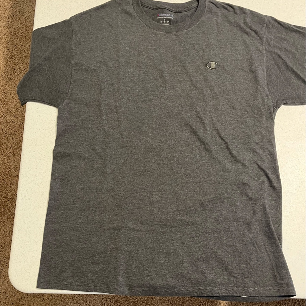 NWOT Champion Dark Gray Crewneck Tee